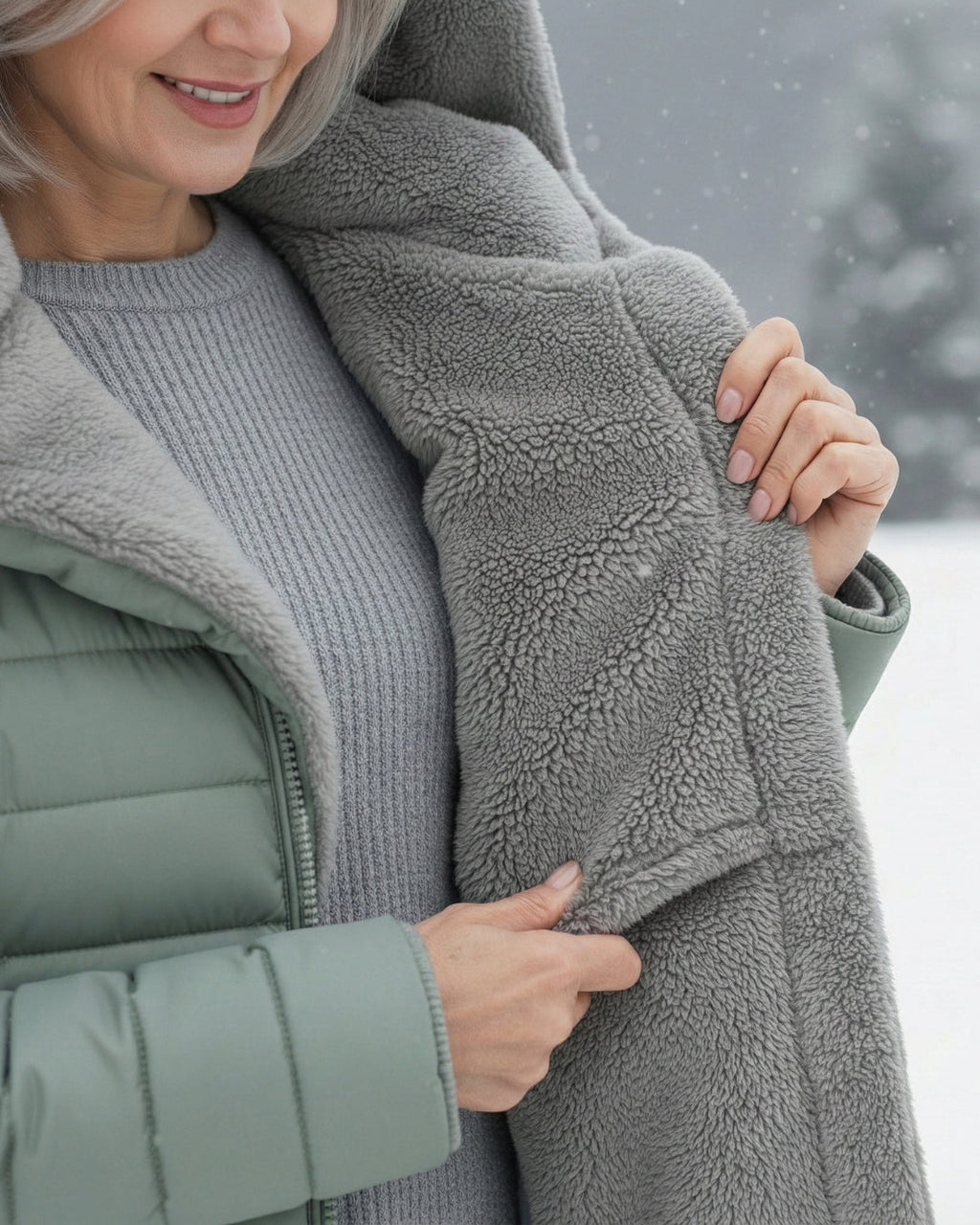 Clair | Puffer jacket lined with fleece