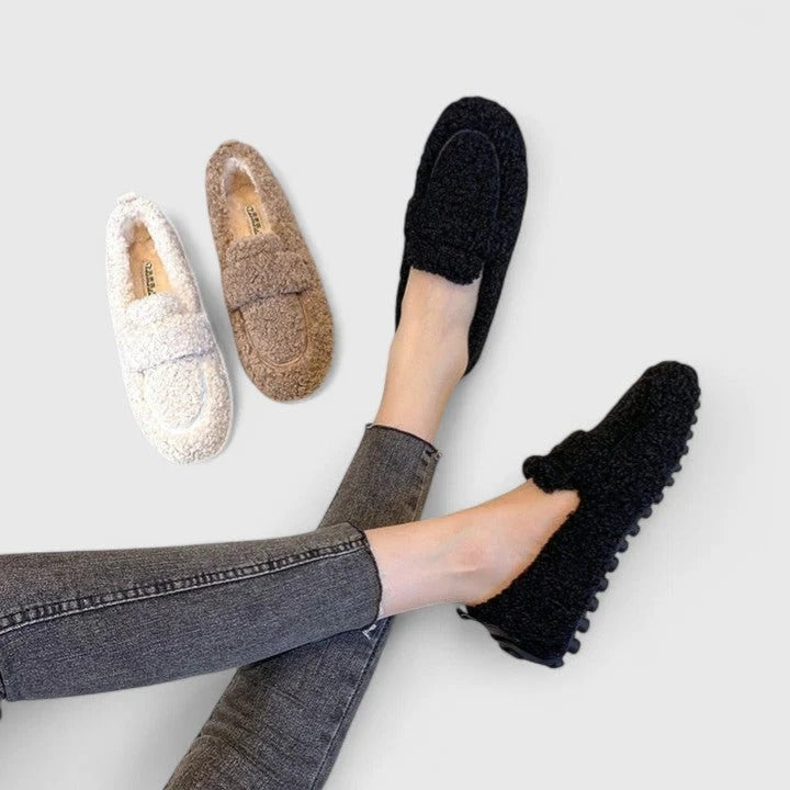 SOLANA - ORTHOPEDIC ELEGANT FUR LOAFERS