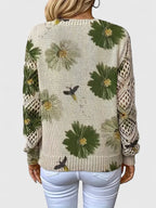 LAURA - ELEGANT FLORAL SWEATER
