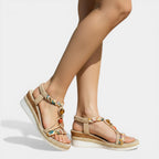 FAITH™ - ORTHOPEDIC BOHO WEDGE SANDALS