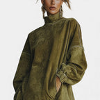 SHERRY™ - COZY CASHMERE FRINGE DRESS