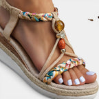 FAITH™ - ORTHOPEDIC BOHO WEDGE SANDALS