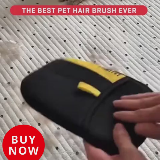 Reusable Pet Hair Remover Glove for Cats & Dogs – Electrostatic Grooming Mitt for Couch, Clothes, Carpet & Car Seats